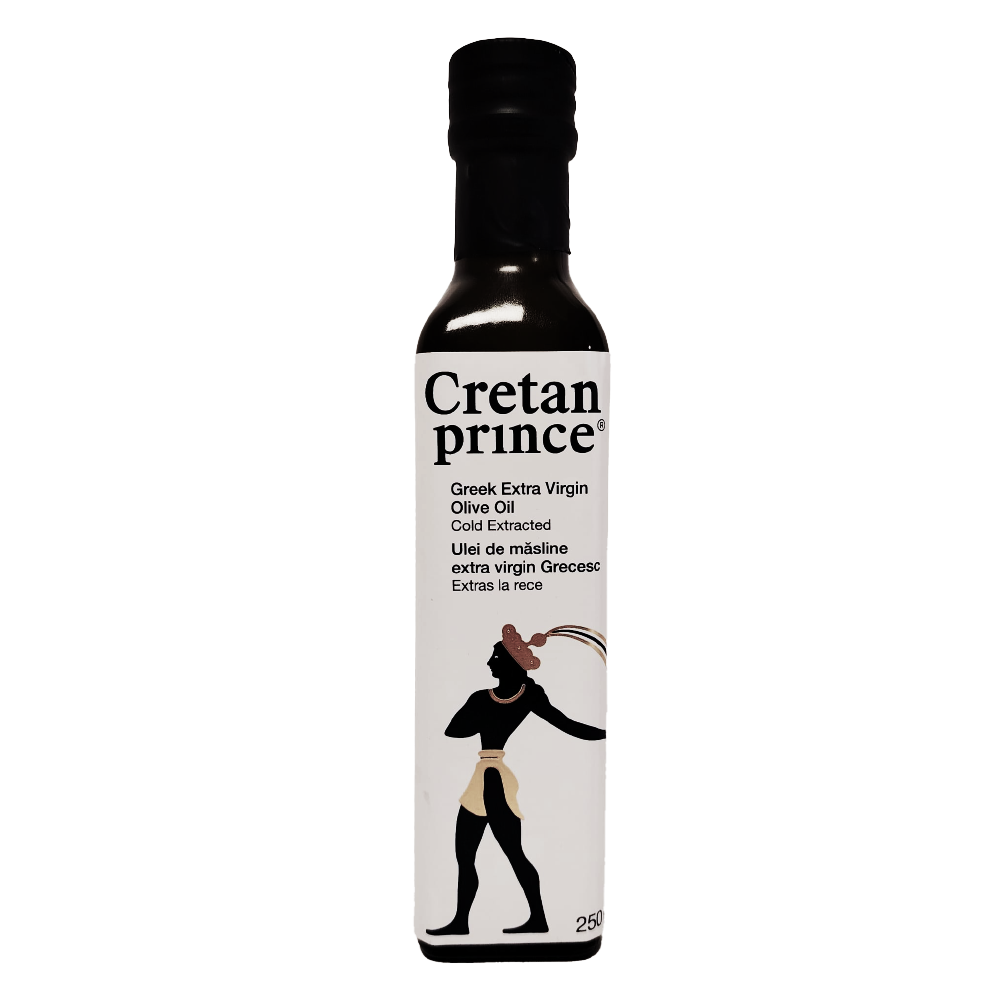 Ulei de masline extravirgin in sticla Printul Cretan, 250ml, Creta Oil