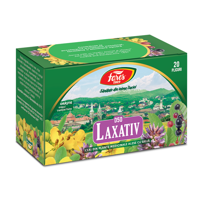 Ceai Laxativ, 20 plicuri, Fares