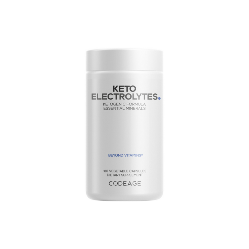 Electroliti pentru dieta keto, 180 capsule, CodeAge