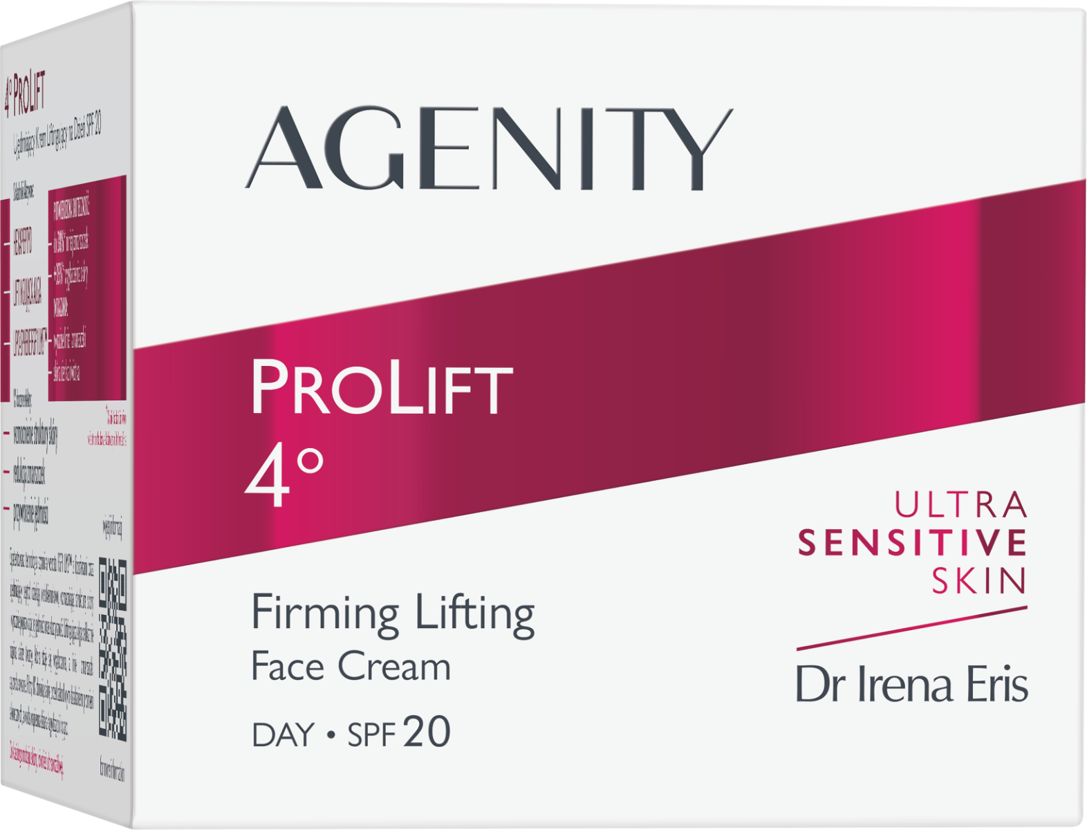 Crema de zi pentru fermitate cu efect de lifting ProLift 4 SPF20, 50ml, Agenity