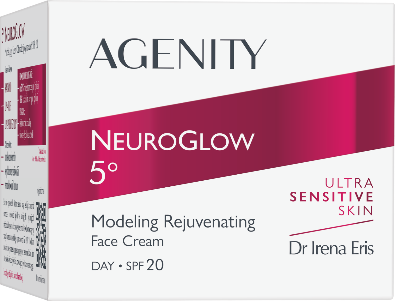 Crema de zi cu efect de rejuvenare si modelare NeuroGlow 5 SPF20, 50ml, Agenity