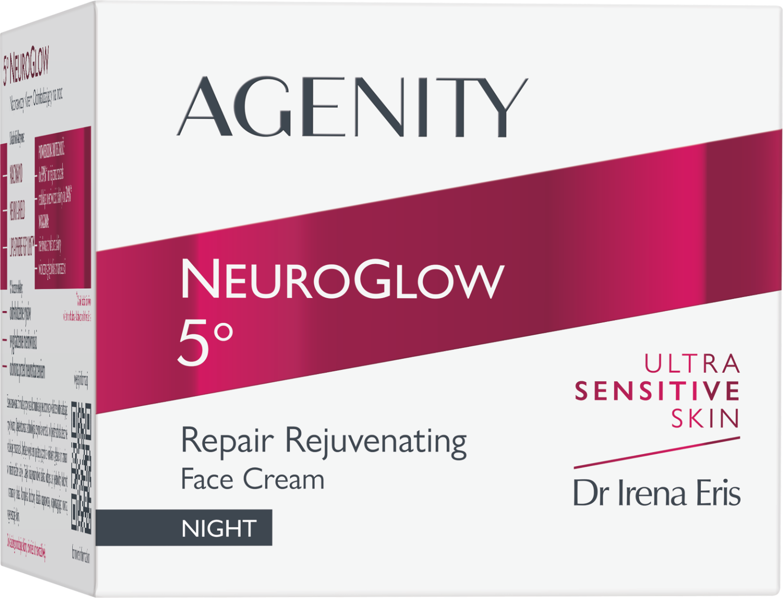 Crema de noapte cu efect de rejuvenare si reparare NeuroGlow 5, 50ml, Agenity
