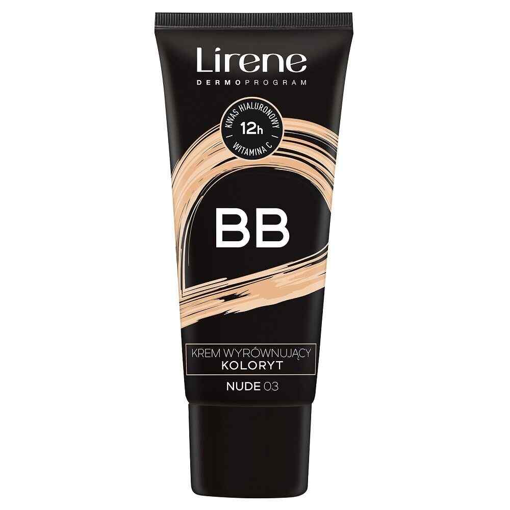 Crema BB hidratanta pentru echilibrarea nuantei pielii 03 Nude, 30ml, Lirene