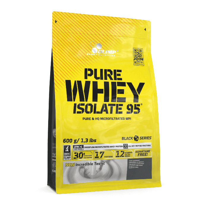 Pudra proteica Proteine Zer Pure Whey Isolate 95 ciocolata, 600g, Olimp Sport Nutrition