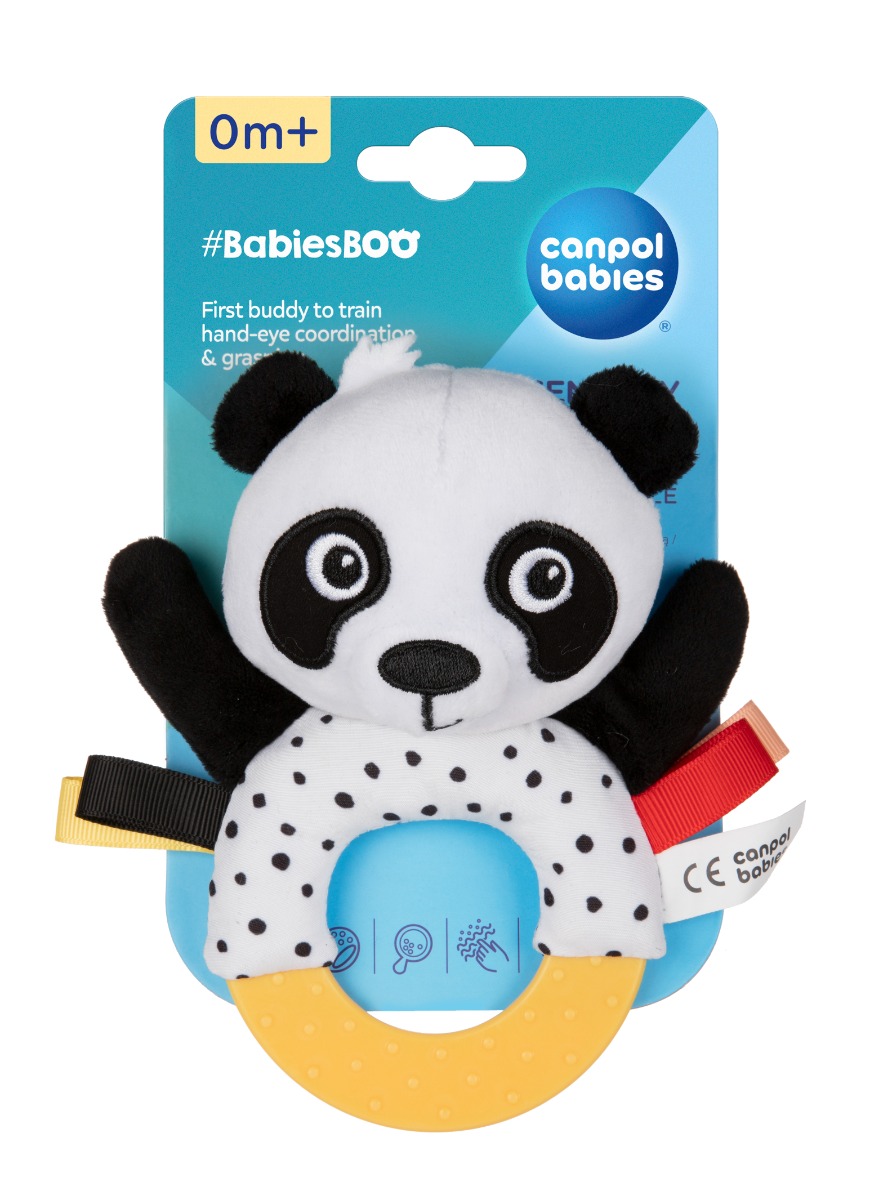 Jucarie senzoriala pentru bebelusi cu inel gingival BabiesBoo 68/086, 1 bucata, Canpol babies