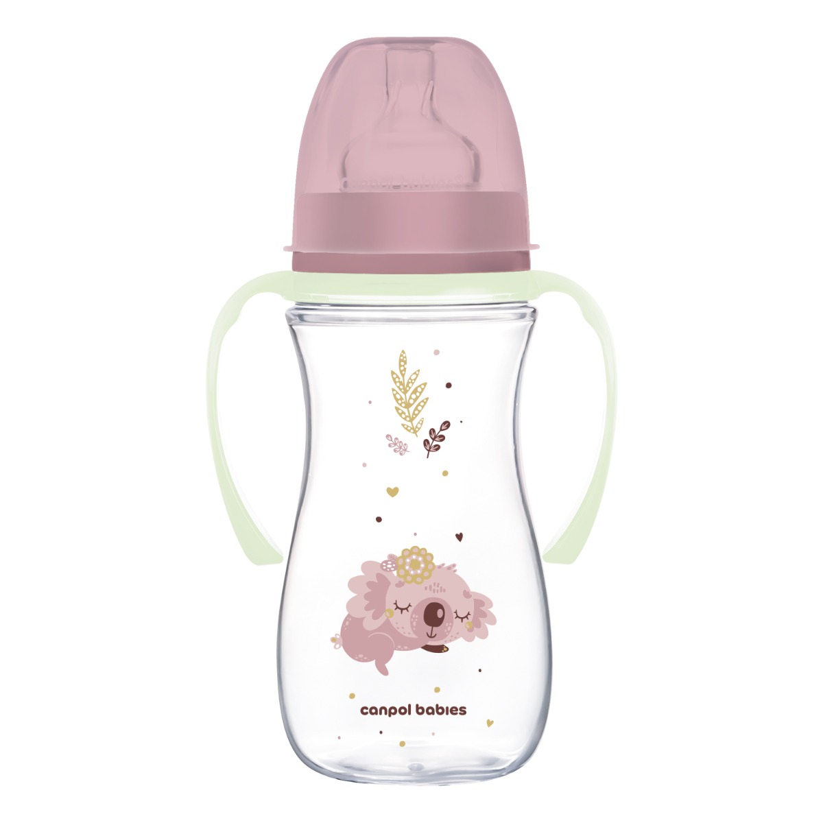 Biberon anticolici cu gat larg Sleepy Koala 35/238_PIN, 300ml, Canpol babies