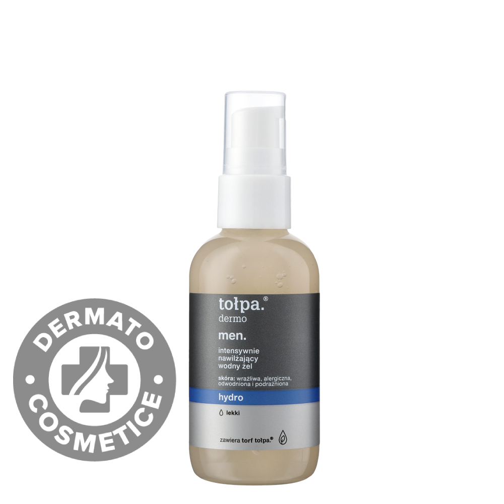 Gel hidratant pentru curatarea fetei Dermo Men Hydro, 75ml, Tolpa