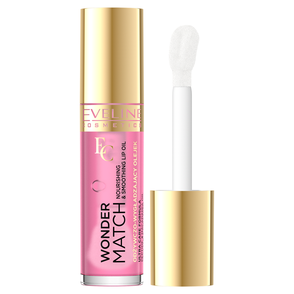Ulei pentru buze Wonder Match Soft Touch No 02 Delicate Rose, 5ml, Eveline Cosmetics
