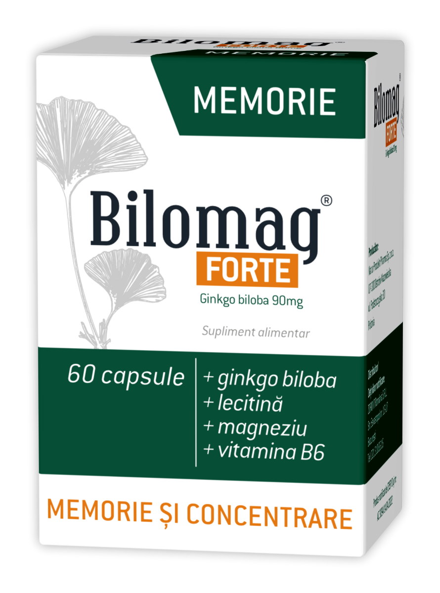 Bilomag forte memorie, 60 capsule, Zdrovit