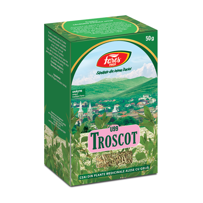 Ceai Troscot iarba U99, 50g, Fares