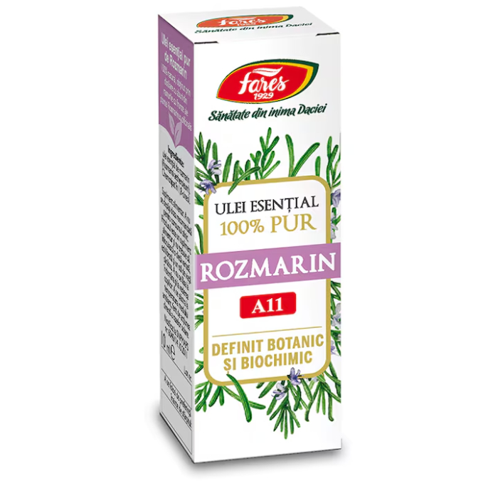 Ulei esential de rozmarin A11, 10ml, Fares