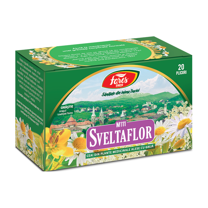 Ceai Sveltaflor, 20 plicuri, Fares
