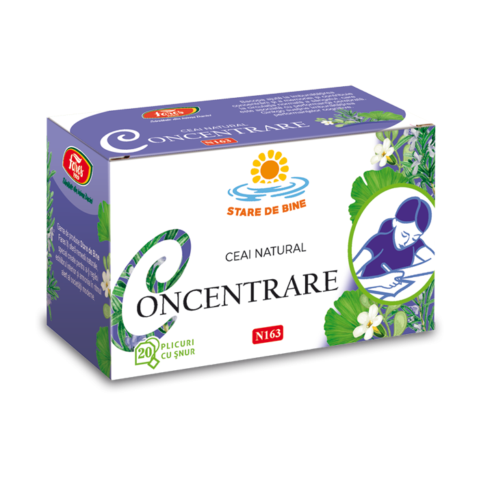 Ceai Concentrare, 20 plicuri, Fares