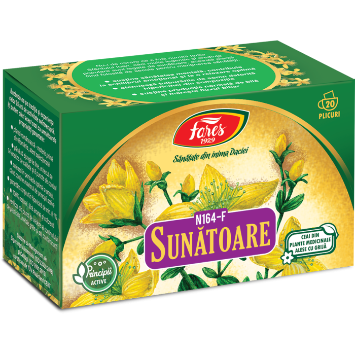 Ceai de Sunatoare, 20 plicuri, Fares