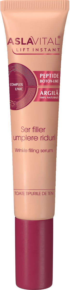 Ser filler pentru umplere riduri Lift Instant, 15ml, AslaVital
