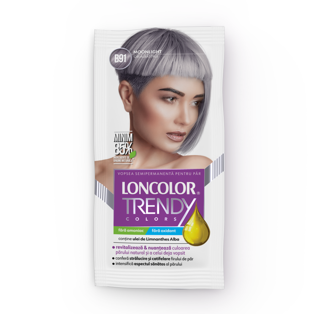 Vopsea de par semi-permanenta Trendy Colors B91, 50ml, Loncolor