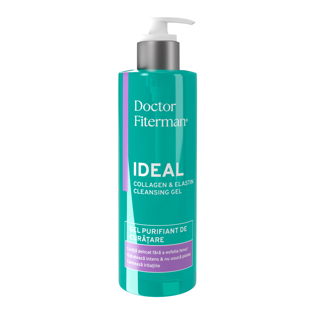 Gel purifiant de curatare Ideal Collagen si Elastina, 250ml, Doctor Fiterman