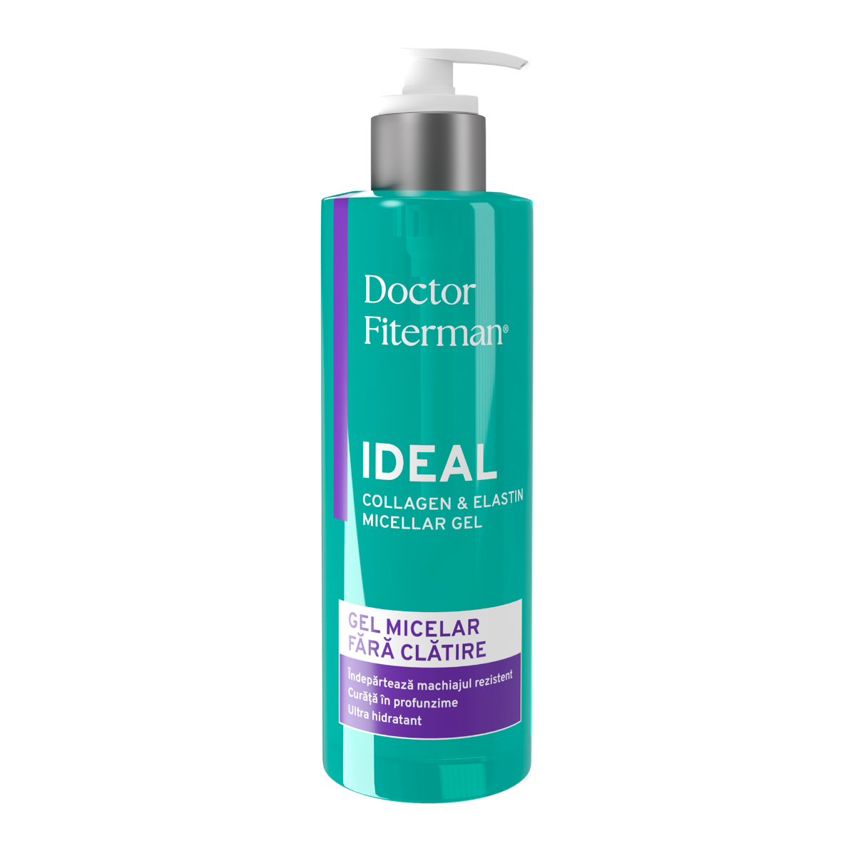 Gel micelar Ideal Collagen si Elastina, 250ml, Doctor Fiterman