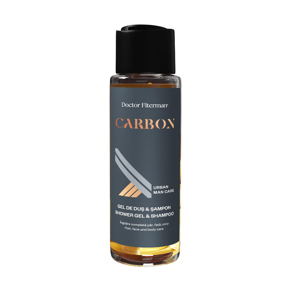 Gel de dus si sampon Carbon, 250ml, Doctor Fiterman
