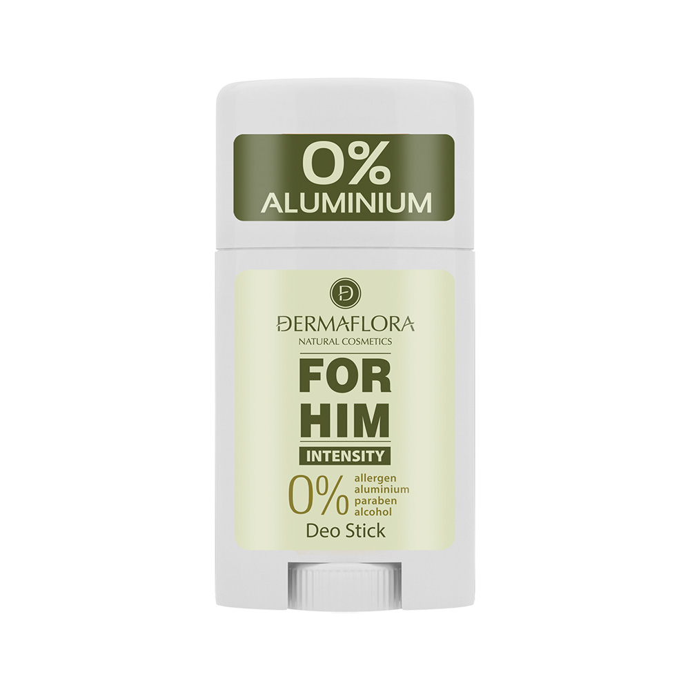 Deodorant stick pentru barbati 0% aluminiu Intensity, 50ml, Dermaflora