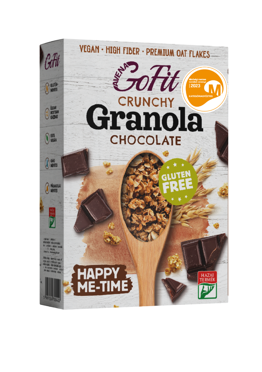 Granola cu ciocolata fara gluten, 250g, Avena GoFit