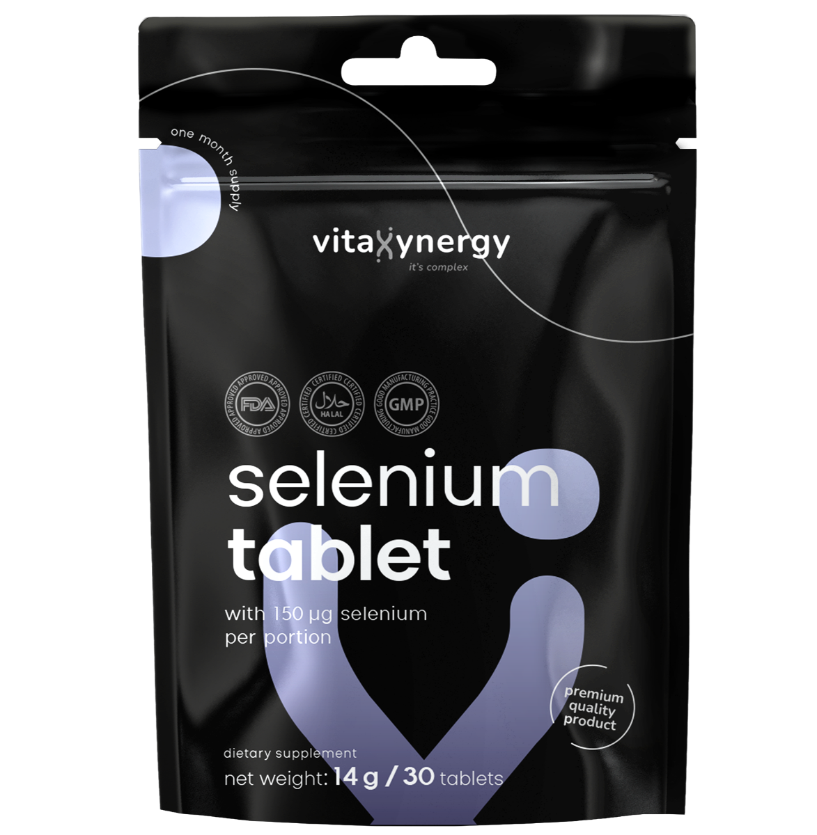 Selenium, 30 tablete, Vitaxynergy