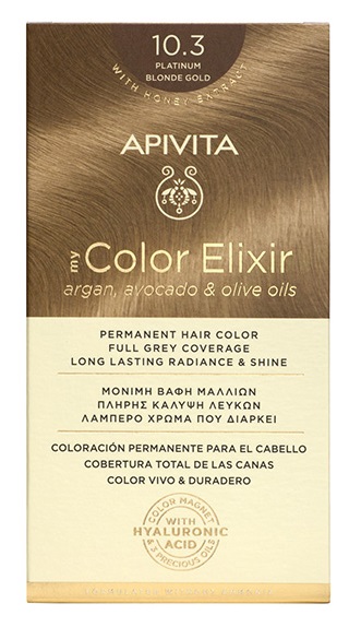 Vopsea de par My Color Elixir , N10.3, Apivita