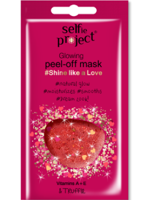 Masca exfolianta iluminanta de infrumusetare Galaxy Shine Like a Love, 12ml, Selfie Project