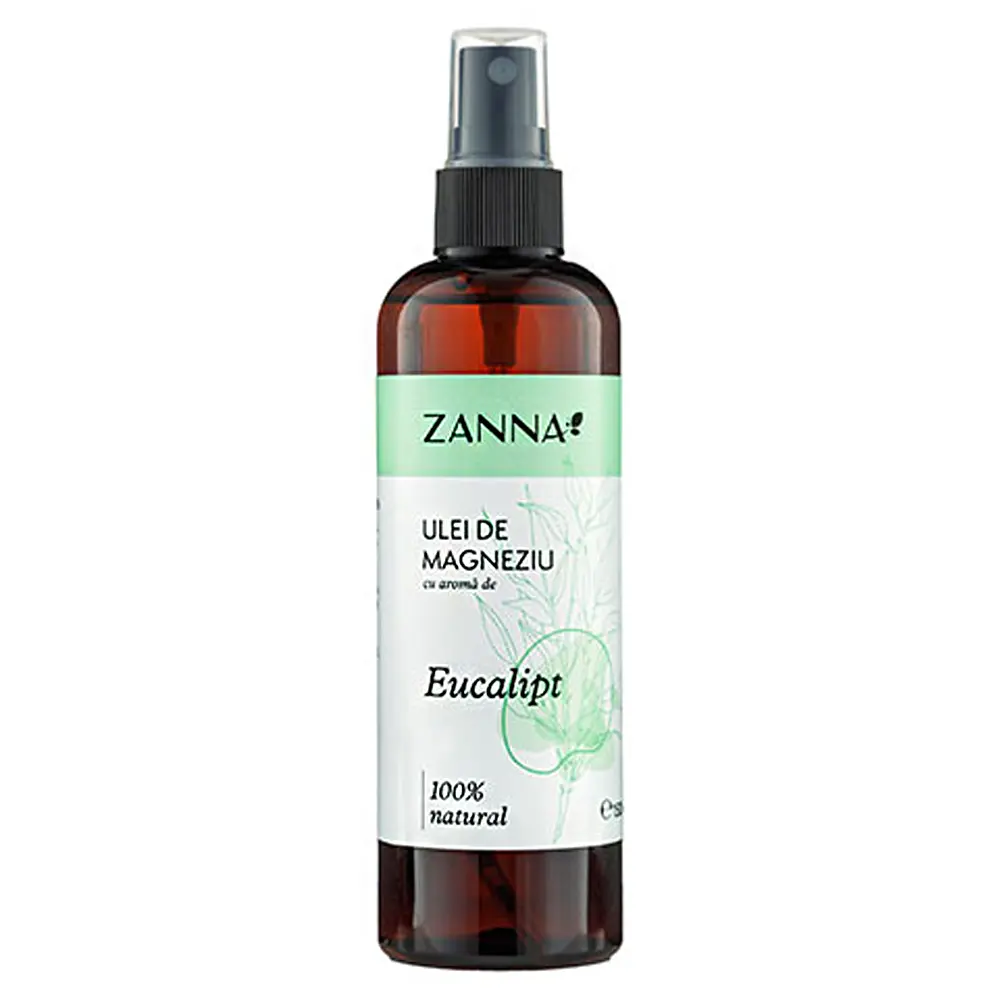 Ulei de magneziu cu aroma de eucalipt, 150ml, Zanna