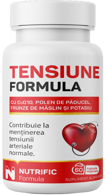 Tensiune Formula cu coenzima Q10, 60 capsule, Nutrific