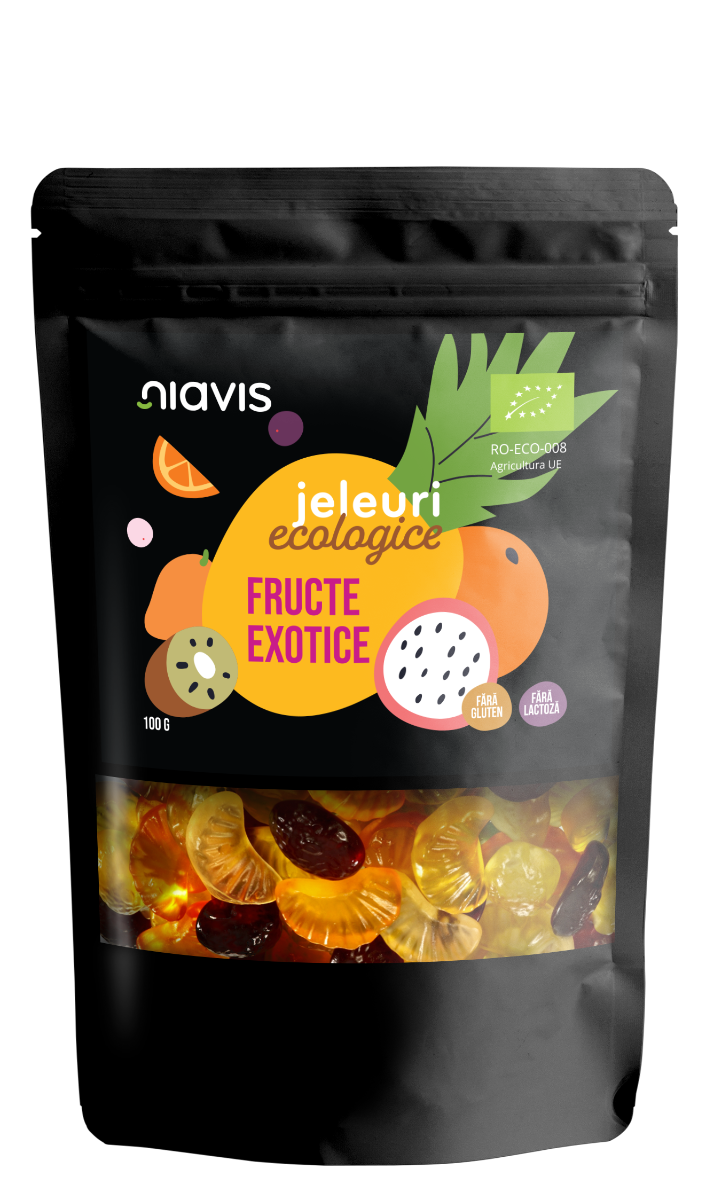 Jeleuri ecologice  Fructe Exotice , 100g, Niavis