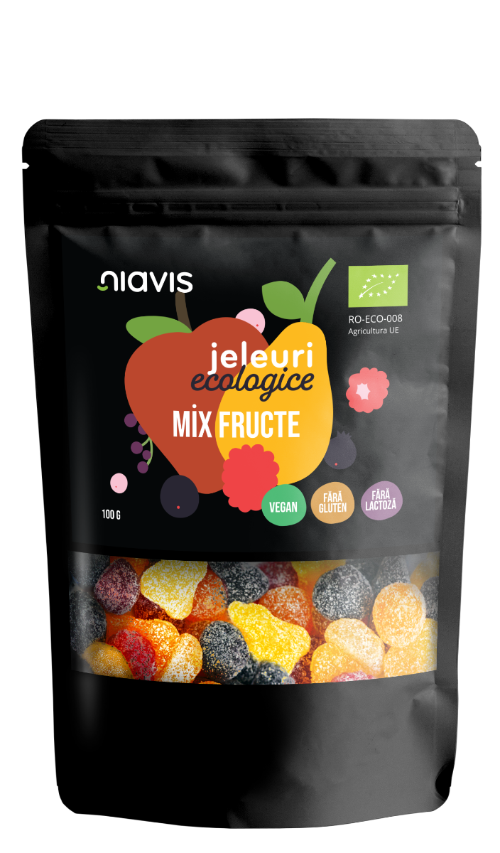 Jeleuri ecologice ,,Mix Fructe , 100g, Niavis