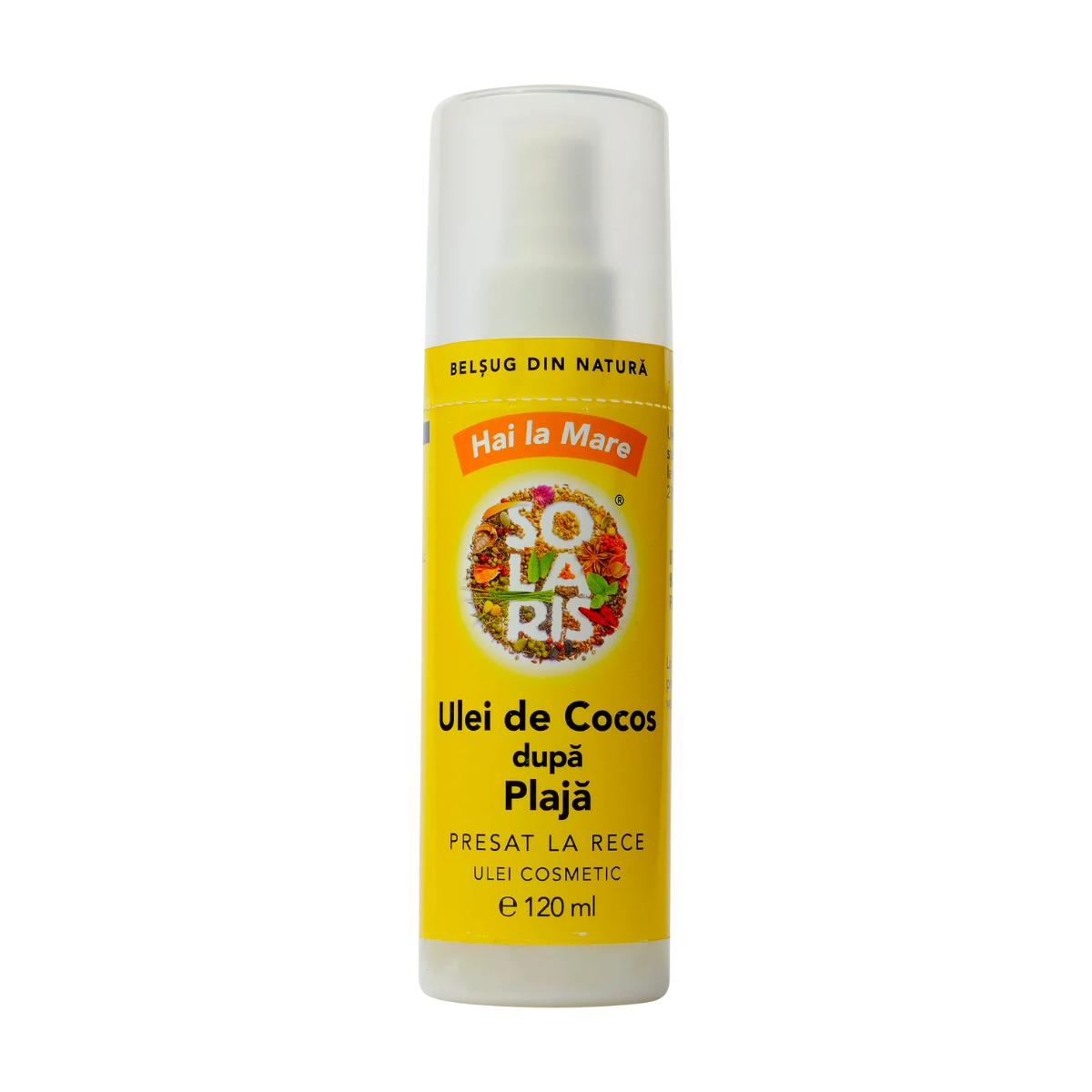 Ulei de cocos Hai la mare, 120ml, Solaris
