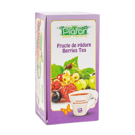Ceai de fructe de padure, 20 plicuri, Plafar