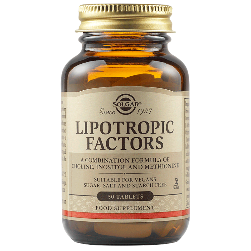 Factori Lipotropici, 50 tablete, Solgar