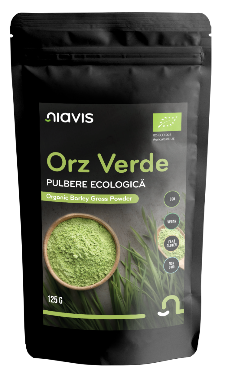 Orz verde Pulbere ecologica, 125g, Niavis