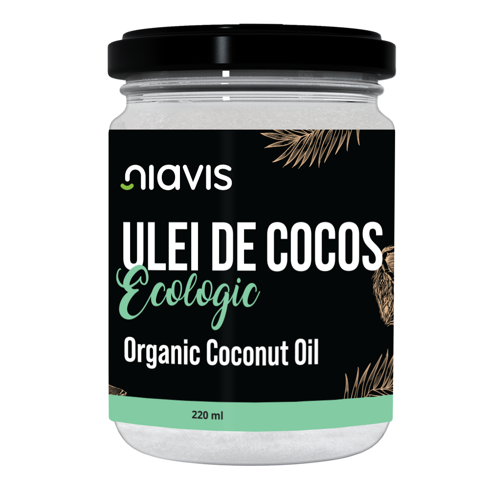 Ulei de cocos extravirgin ecologic, 220ml, Niavis