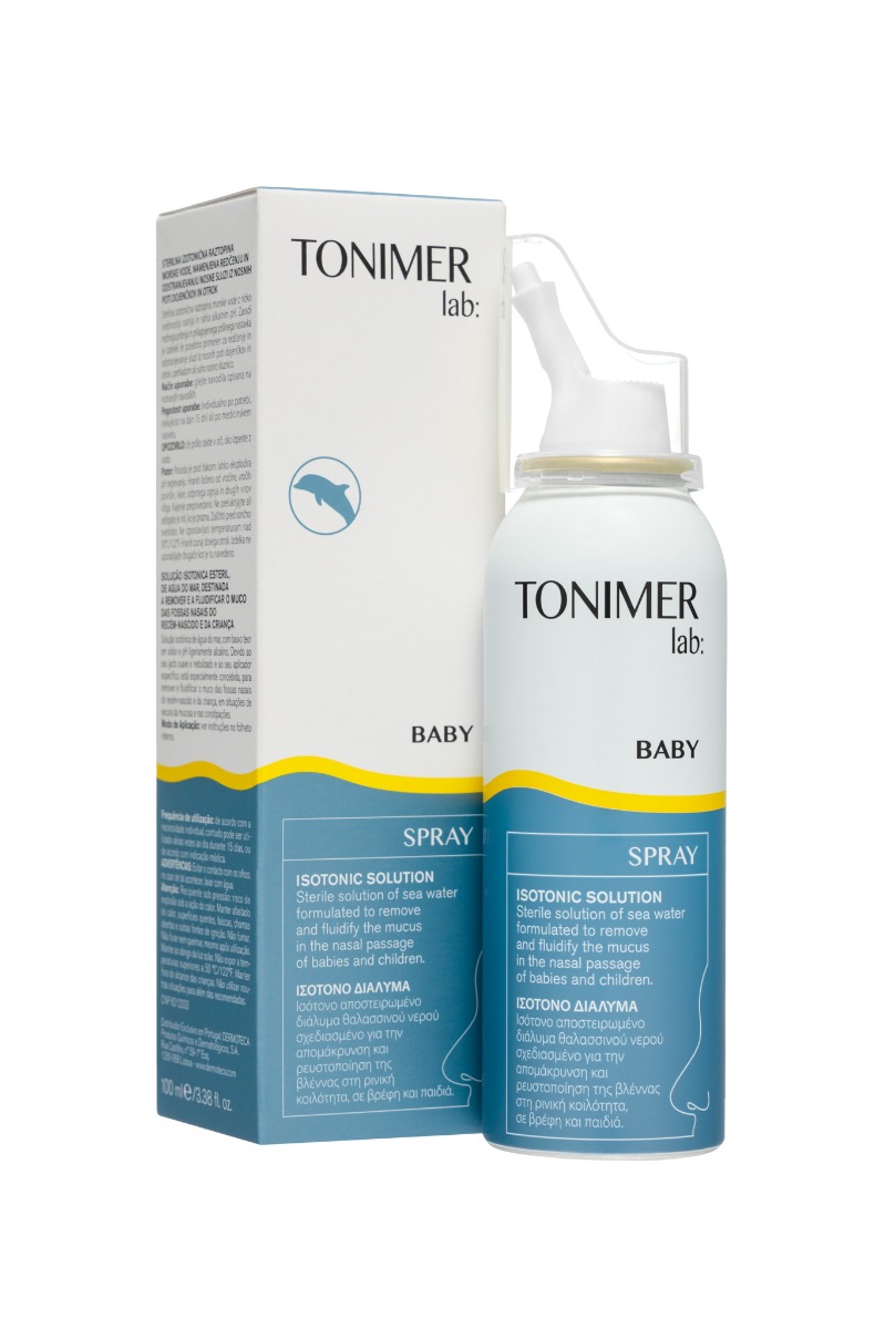 Spray nazal izotonic pentru copii Baby, 100ml, Tonimer Lab