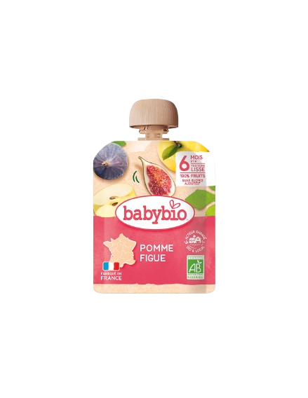 Piure de mere si smochine Bio, 90g, BabyBio
