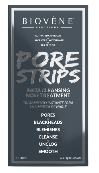Plasturi curatare puncte negre Pore Strips, 6 bucati, Biovene