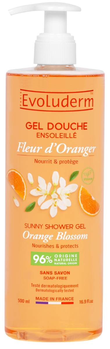 Gel de dus Sunny Fleur D'Oranger, 500ml, Evoluderm