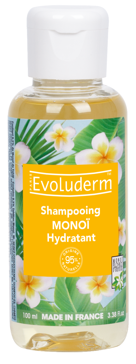 Sampon hidratant Monoï à la Folie, 100ml, Evoluderm