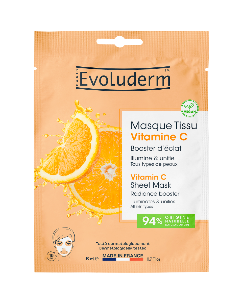 Masca iluminatoare cu Vitamina C, 19ml, Evoluderm