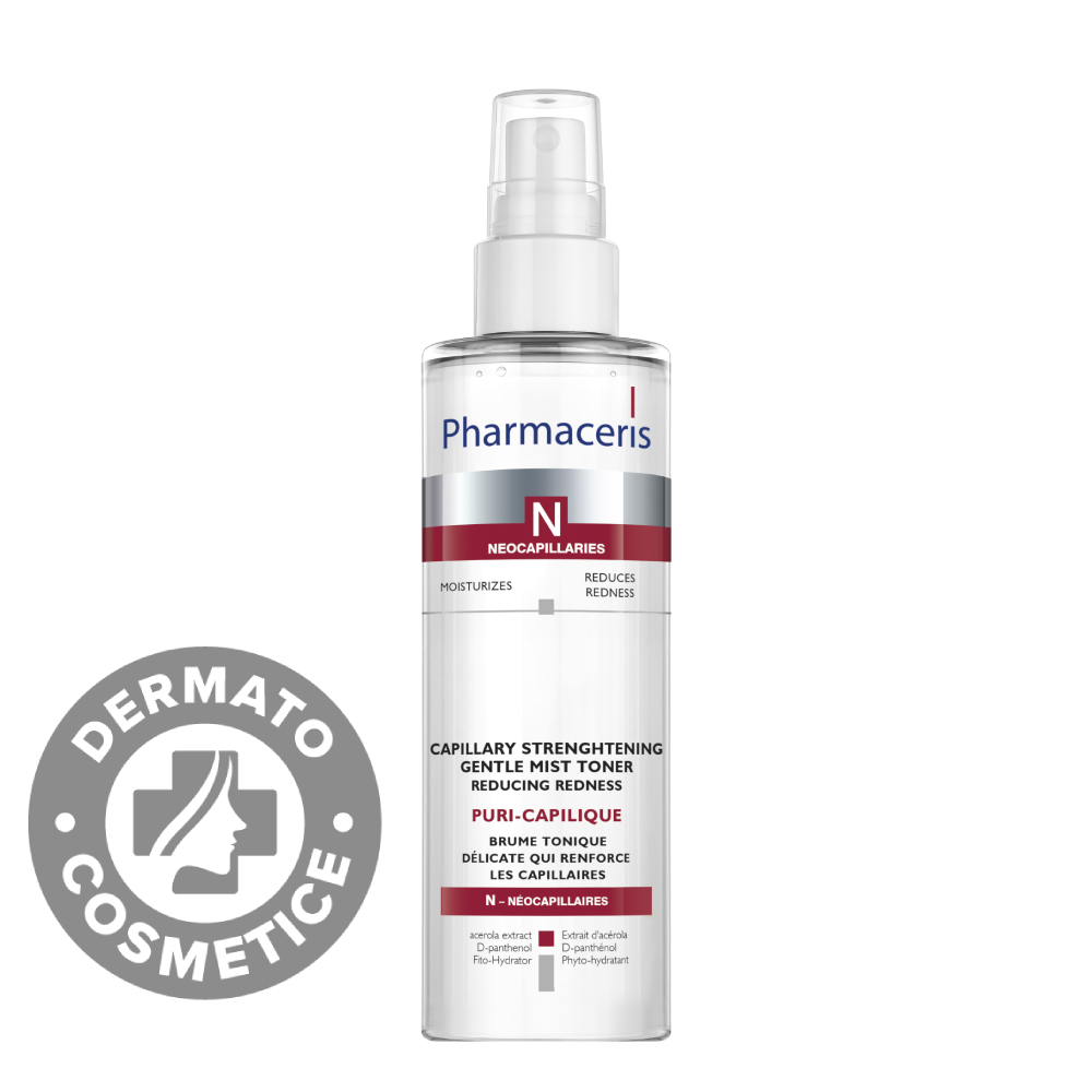 Lotiune tonica delicata pentru fata Puri-Capilique N, 200ml, Pharmaceris