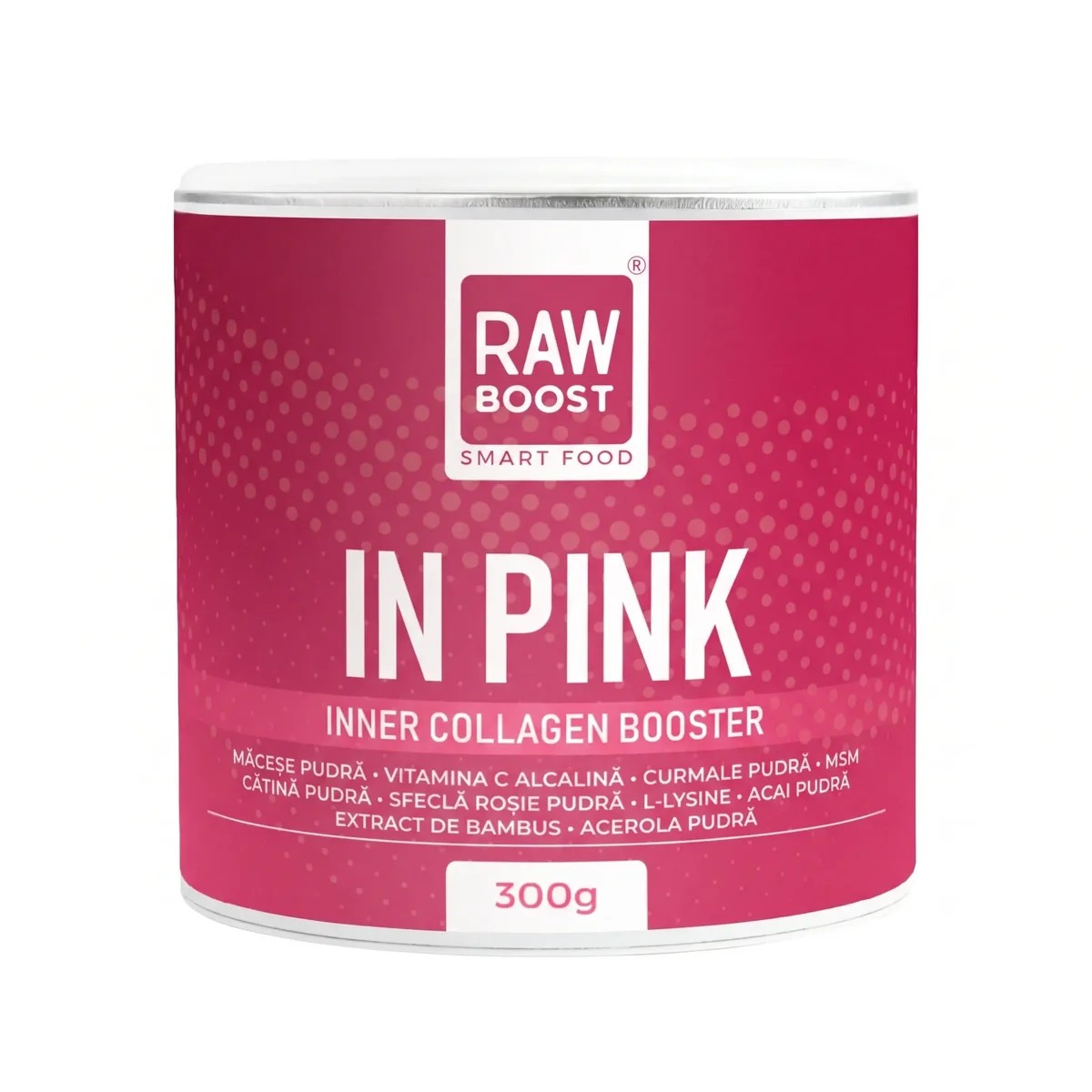 Inner Collagen Booster In Pink ecologic, 300g, Rawboost