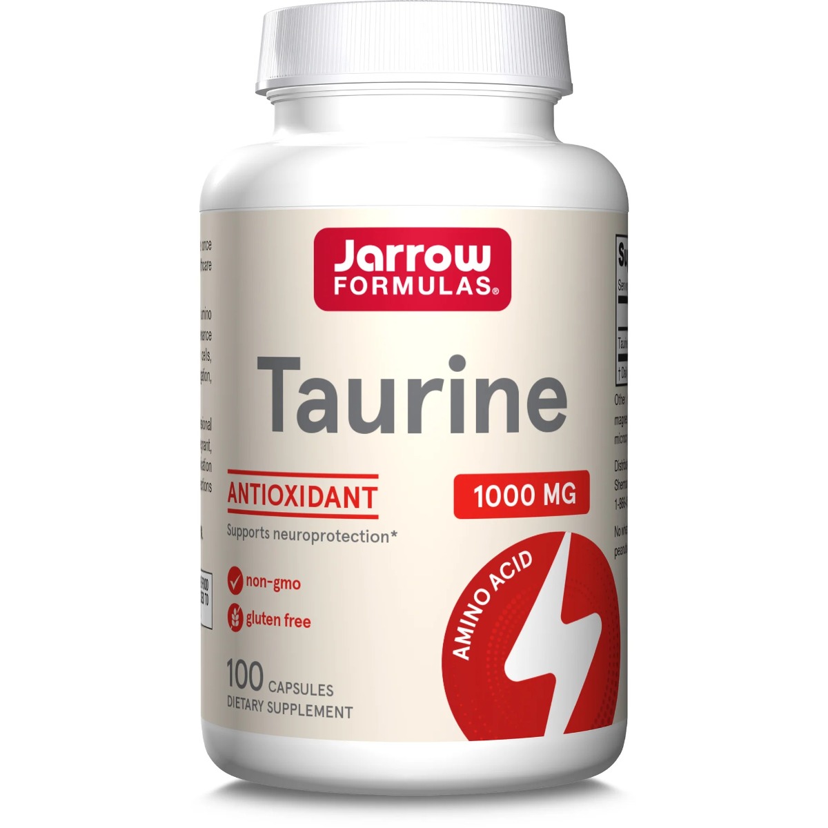Taurine 1000mg Jarrow Formulas, 100 capsule, Secom