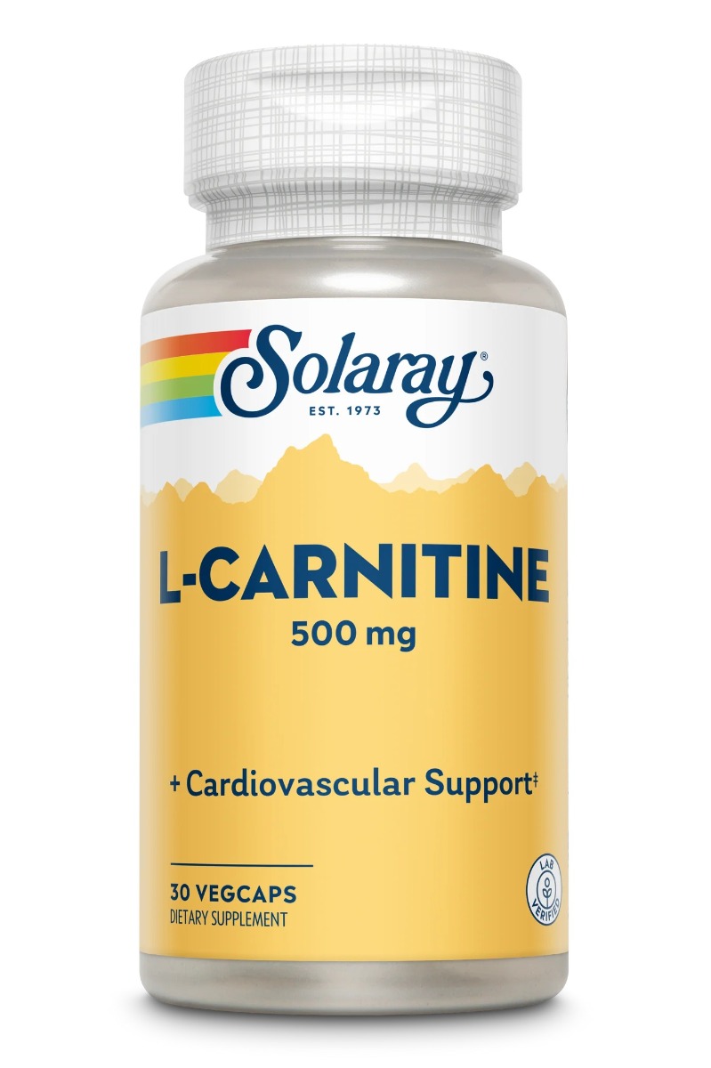 L-Carnitine 500mg Solary, 30 capsule vegetale, Secom