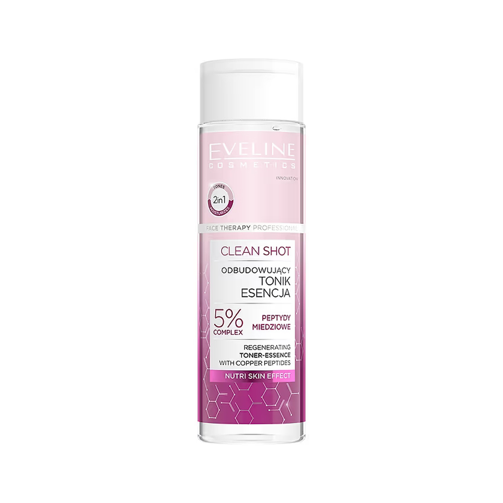 Clean shot toner esenta regenerant, 200ml, Eveline Cosmetics