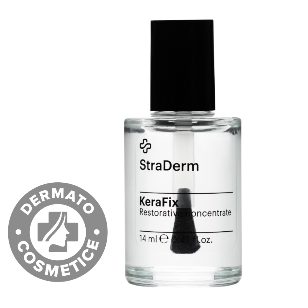 Concentrat reparator pentru unghii cu siliciu marin, 14ml, StraDerm
