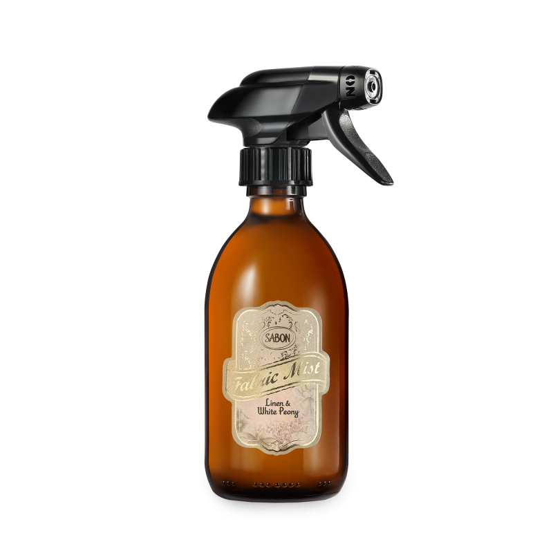 Parfum pentru textile Linen si Bujor Alb, 300ml, Sabon